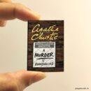 A Murder Is Announced miniature book replica by Agatha Christie – Pagenook
