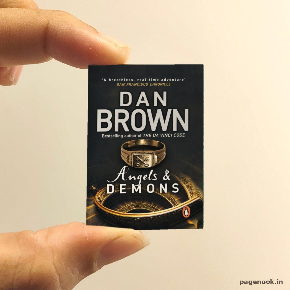 Angles And Demons miniature book replica by Dan Brown – Pagenook