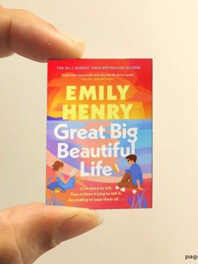 Great Big Beautiful Life miniature book replica by Emily Henry – Pagenook