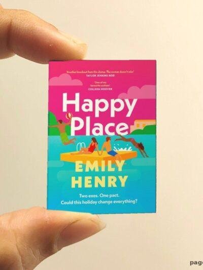 Happy Place miniature book replica by Emily Henry – Pagenook