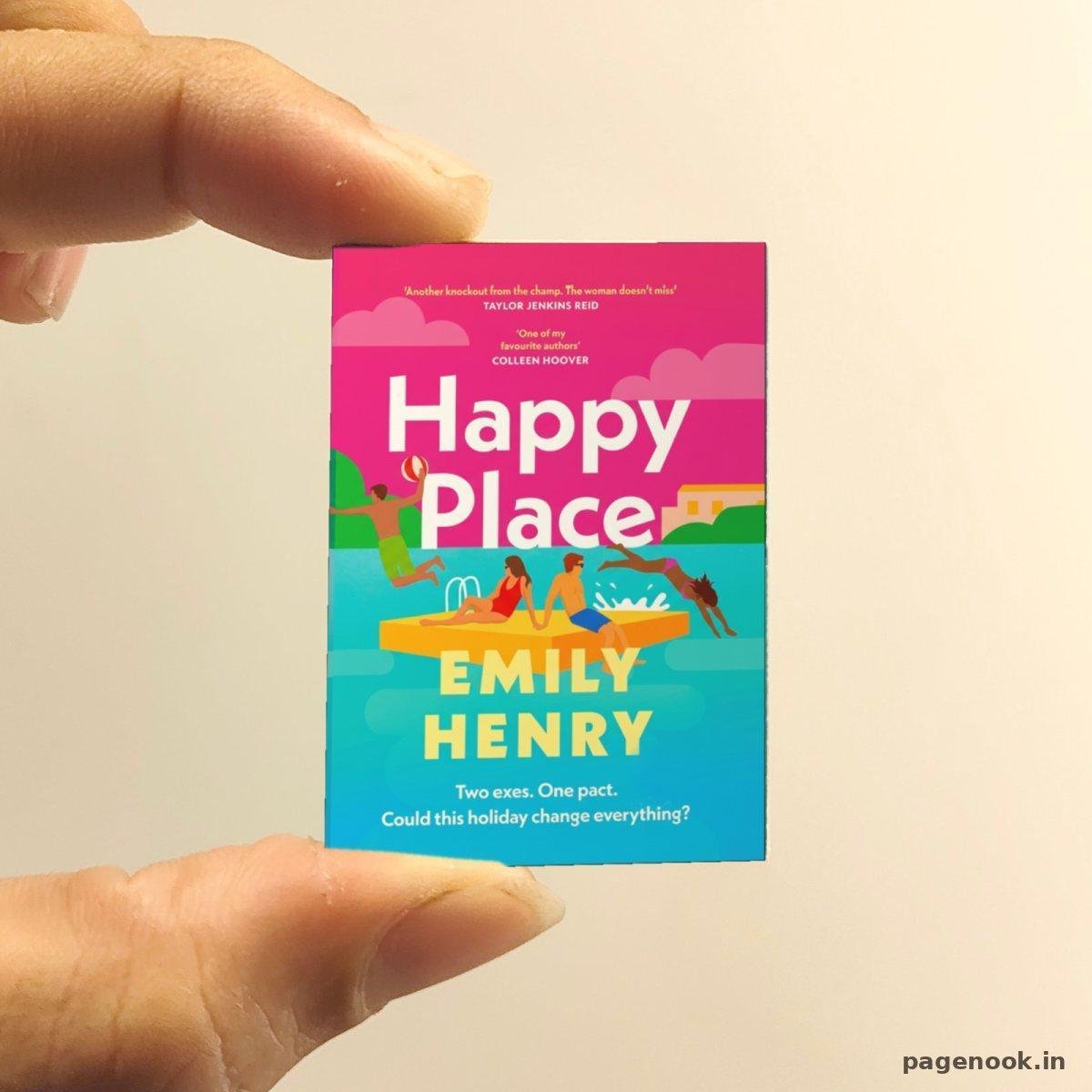Happy Place miniature book replica by Emily Henry – Pagenook