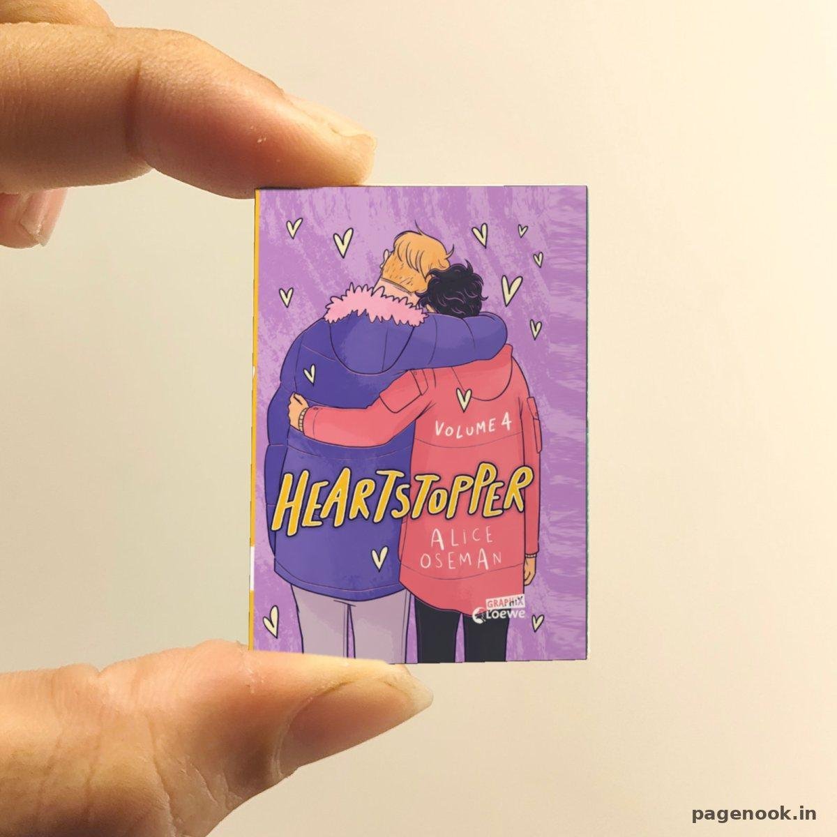 Heart Stoper 5 4 miniature book replica by Alice Oseman – Pagenook