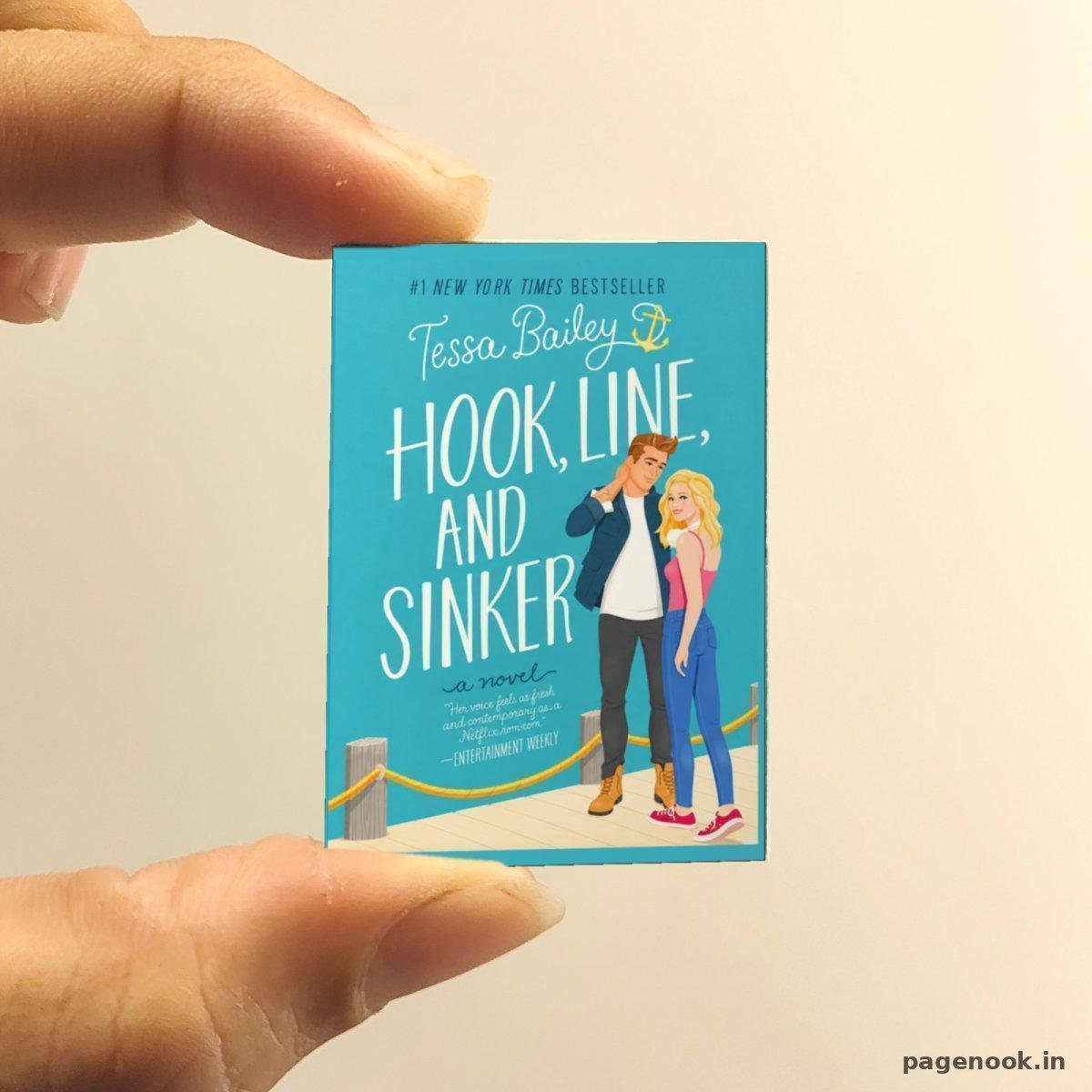 Hook, Line, And Sinker miniature book replica by Tessa Bailey – Pagenook