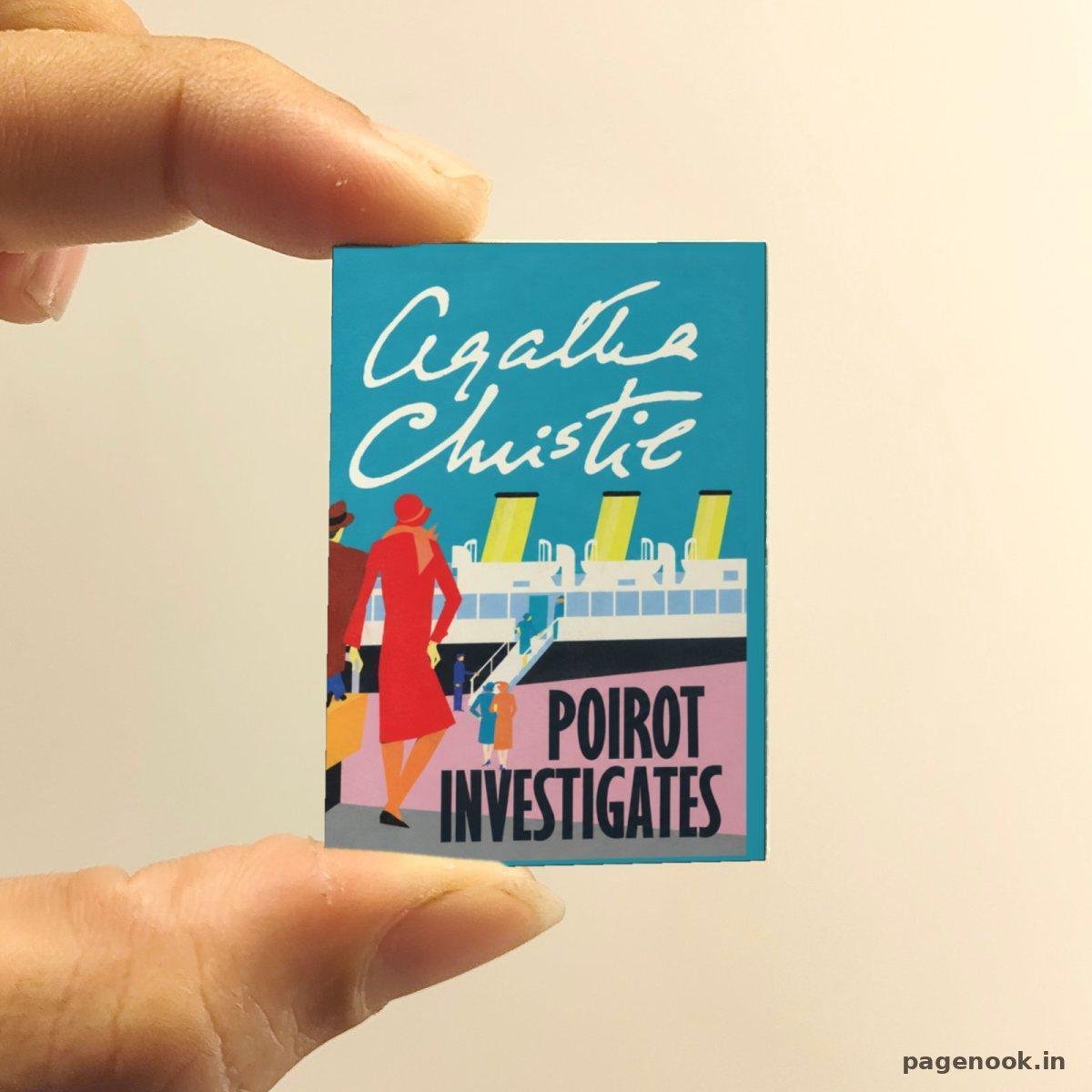 Poirot Investigates miniature book replica by Agatha Christie – Pagenook