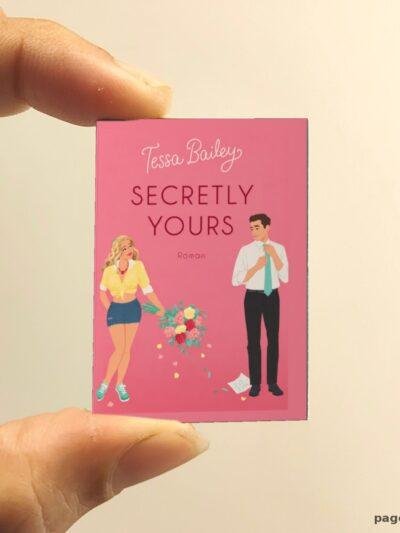 Seceretly Yours miniature book replica by Tessa Bailey – Pagenook