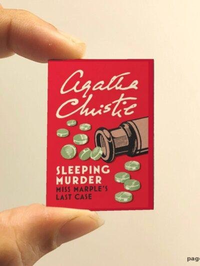 Sleeping Murder miniature book replica by Agatha Christie – Pagenook